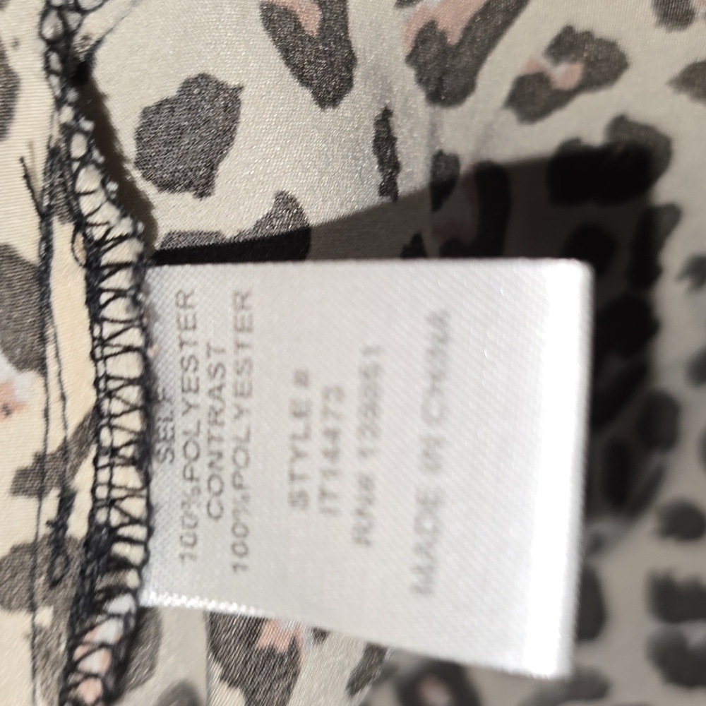 ODDY Multi Color Leopard Sleeve Womens Size M/L - Picture 6 of 9